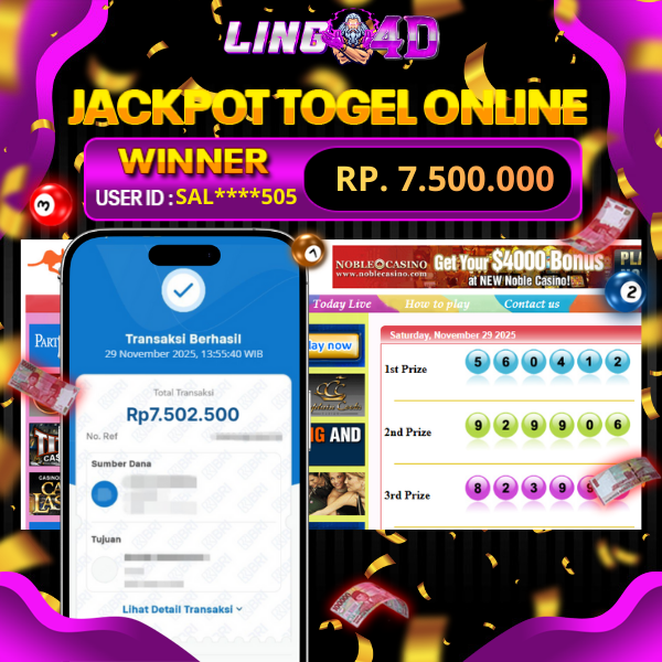 BUKTI JACKPOT TOGEL SYDNEY POOLS 29/11/2025