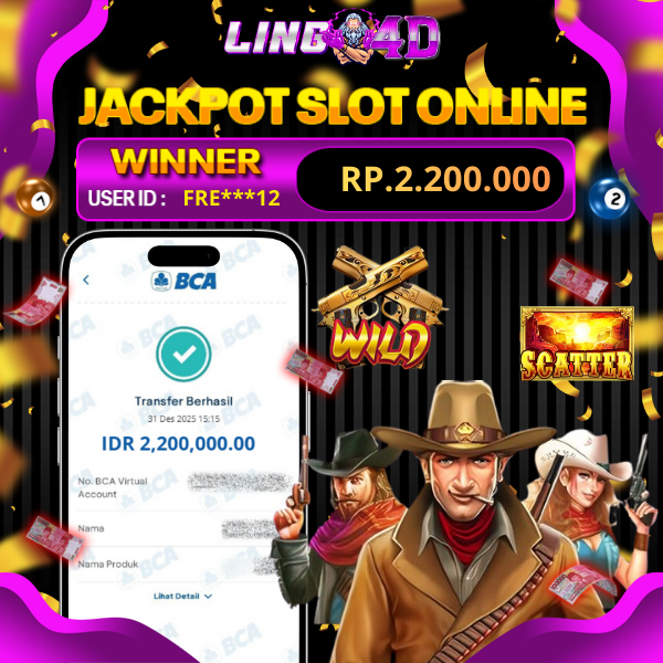 BUKTI JACKPOT WILD WEST GOLD MEGAWAYS  31/12/2025
