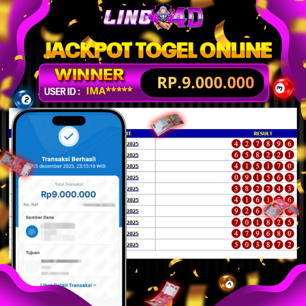 BUKTI JACKPOT TOGEL HONGKONG POOLS 05/12/2025
