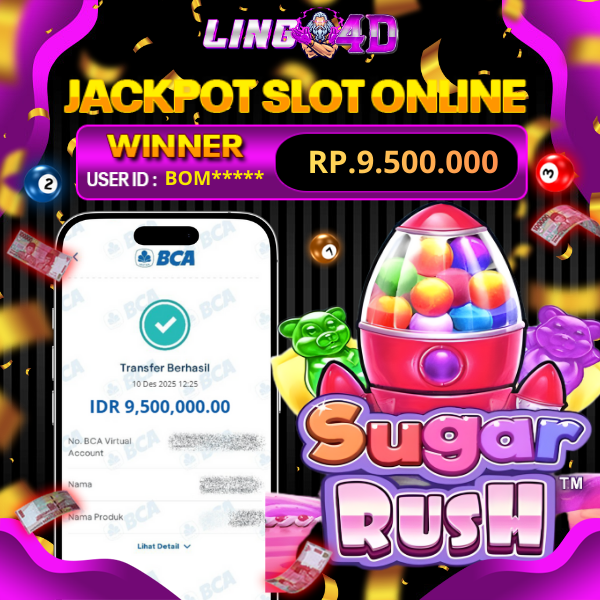 BUKTI JACKPOT SUGAR RUSH 1000 10/12/2025