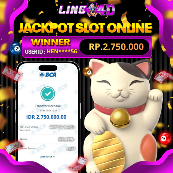 BUKTI JACKPOT  LUCKY NEKO 12/12/2025
