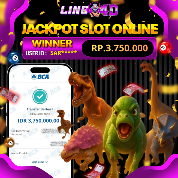 BUKTI JACKPOT SLOT JURASSIC KINGDOM 04/12/2025