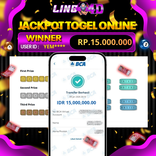 BUKTI JACKPOT TOGEL MALI POOLS 9/1/2026