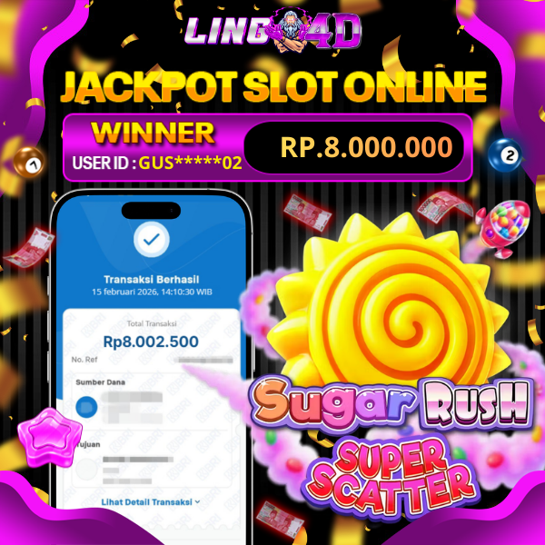 BUKTI JACKPOT UGAR RUSH SUPER SCATTER   15/2/2026