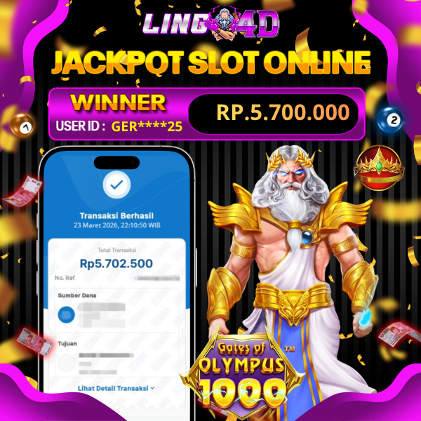 BUKTI JACKPOT     GATES OLYMPUS 1000   23/3/2026