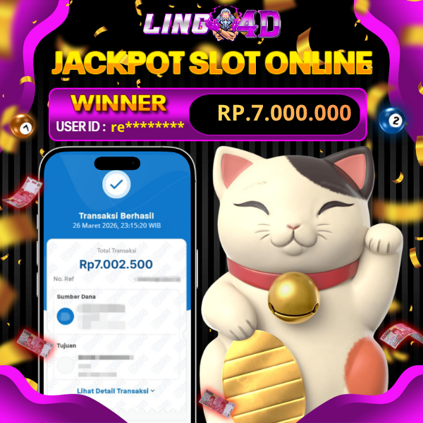 BUKTI JACKPOT  LUCKY NEKO   26/3/2026