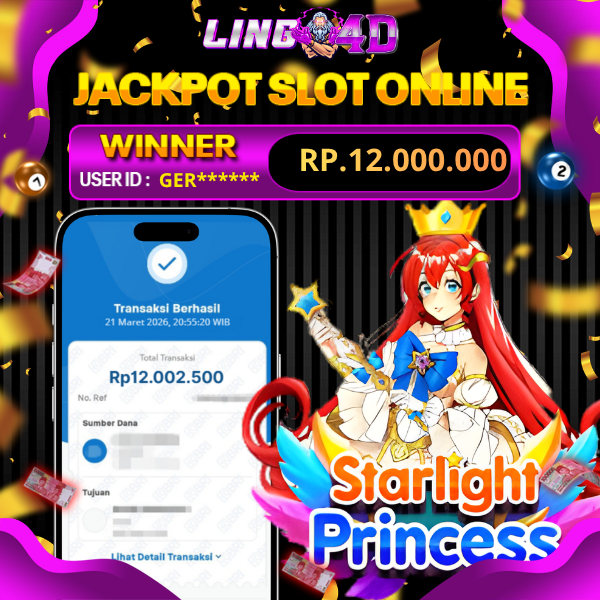 BUKTI JACKPOT   STARLIGHT PRINCES 1000   21/3/2026
