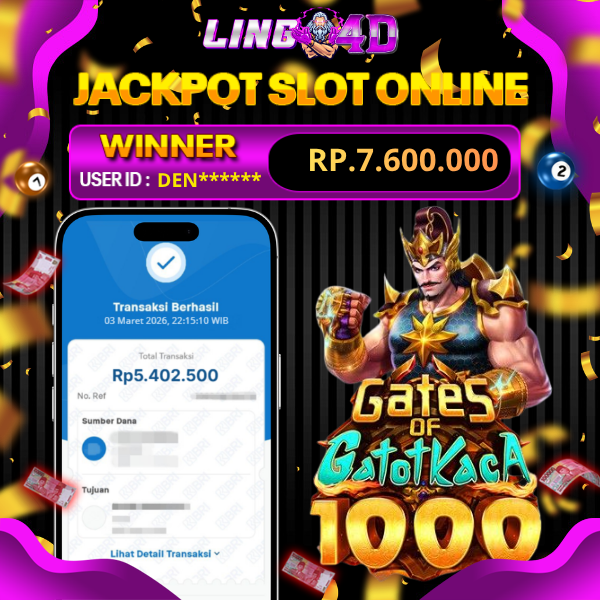 BUKTI JACKPOT   GATOT KACA 1000   04/4/2026