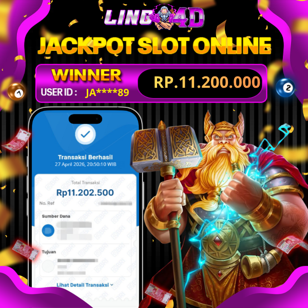 BUKTI JACKPOT      POWER OF THOR MEGAWAYS       27/4/2026