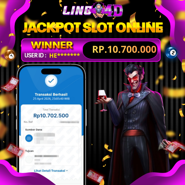 BUKTI JACKPOT     VAMPY PARTY       25/4/2026