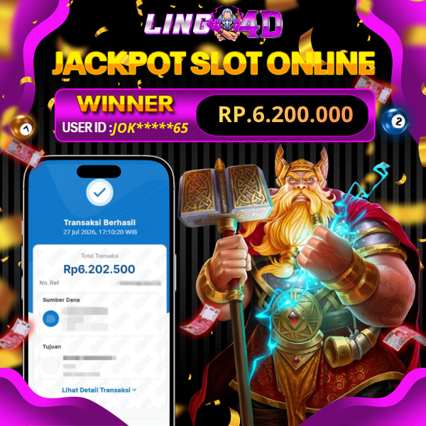 BUKTI JACKPOT      POWER OF THOR MEGAWAYS       27/7/2026