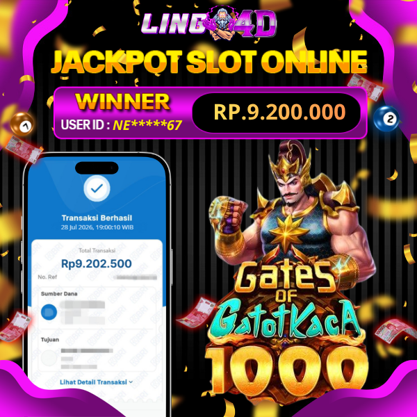 BUKTI JACKPOT      GATES OF GATOT KACA 1000      28/7/2026