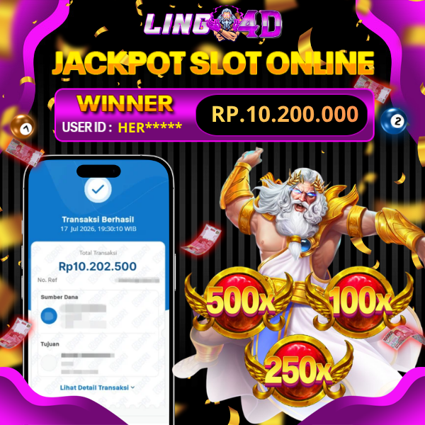 BUKTI JACKPOT SLOT OLYMPUS 1000 17/7/2026