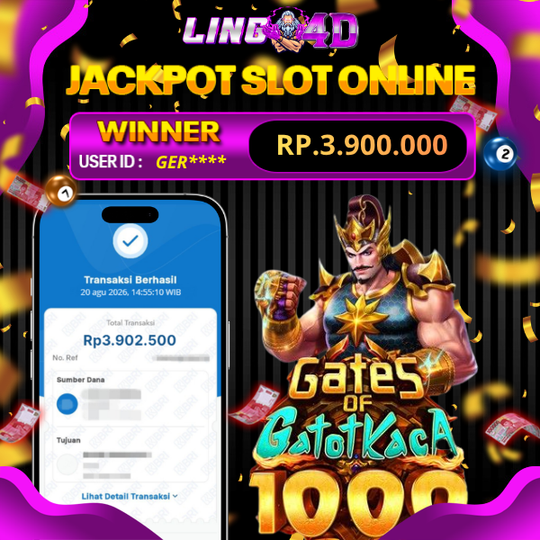BUKTI JACKPOT      GATES OF GATOT KACA 1000      20/8/2026