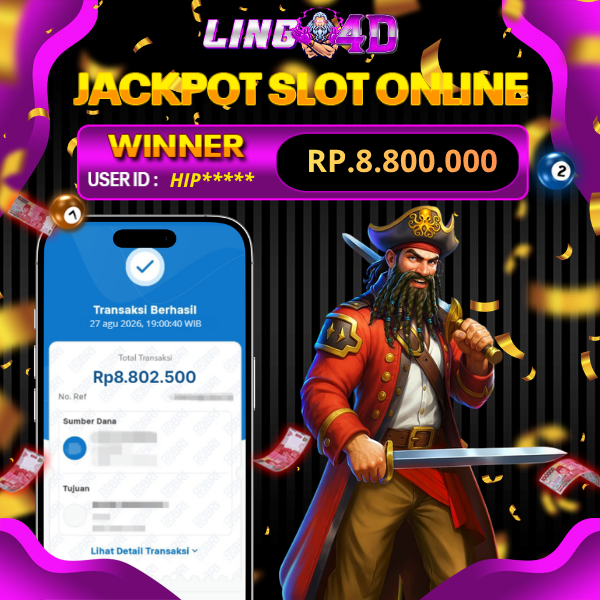 BUKTI JACKPOT     CAPTAIN KRAKEN MEGAWAYS      27/8/2026