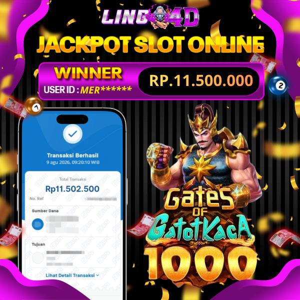 BUKTI JACKPOT      GATES OF GATOT KACA 1000      9/8/2026