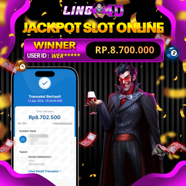 BUKTI JACKPOT     VAMPY PARTY       13/8/2026